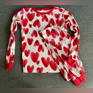 girls Carter’s Valentine’s Day 2-piece heart pajama set - size 14